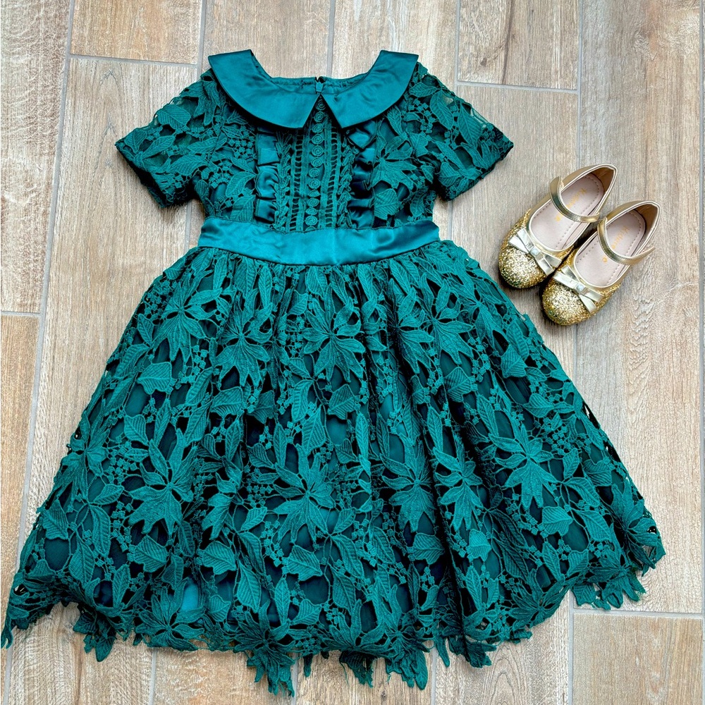 Trish Scully Emerald Evangelina Dress Size 5 - Picture 8 of 8